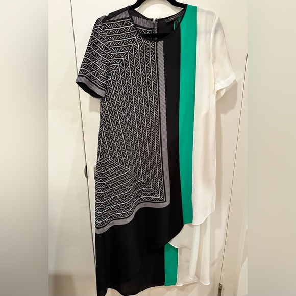 BCBG asymmetrical midi dress. Size S - Picture 2 of 3